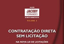 Livro “Contratação direta sem licitação na nova Lei de licitações”, de Ana Luiza Jacoby Fernandes